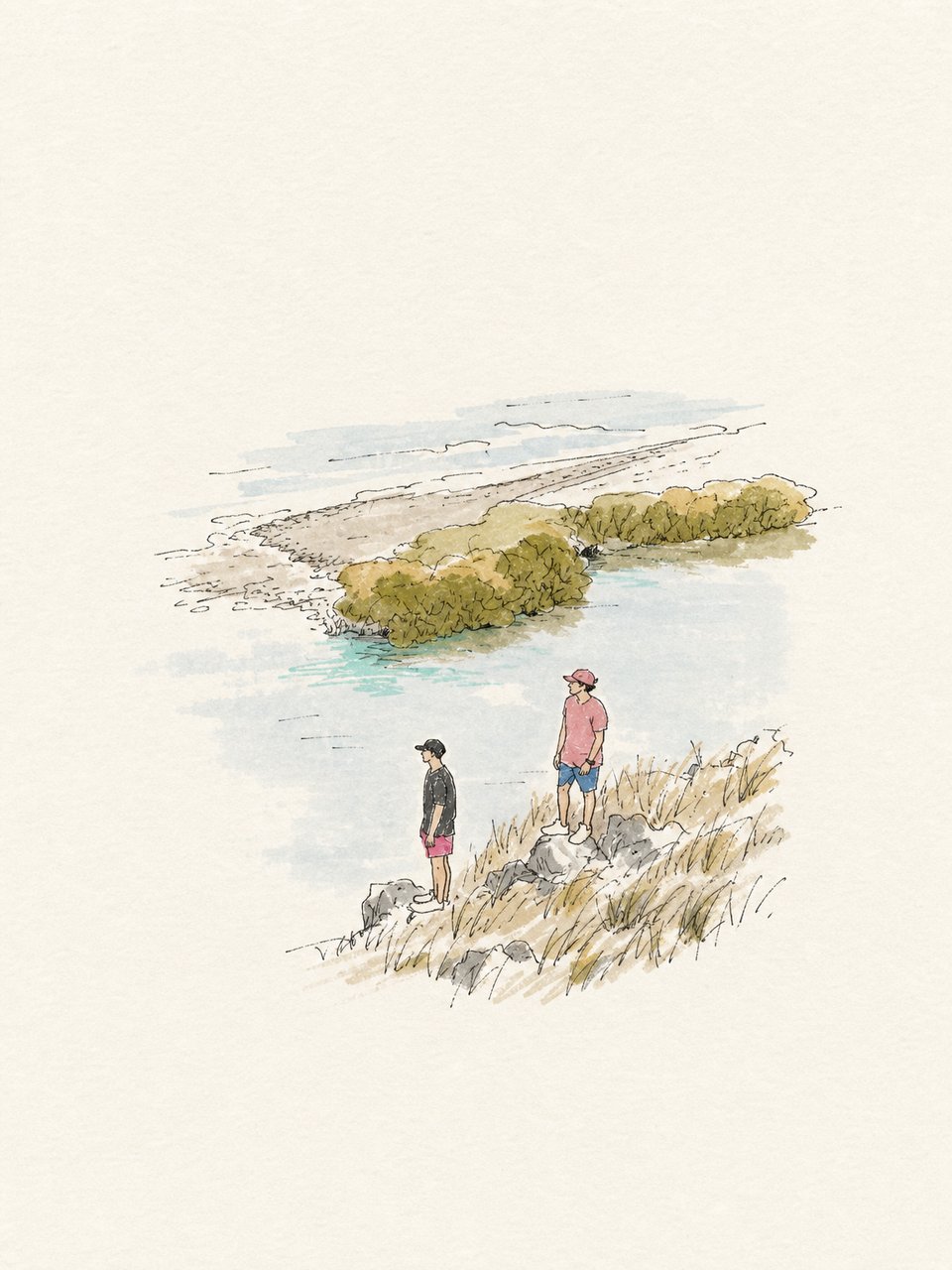 Minimalist Travel Journal Sketch result