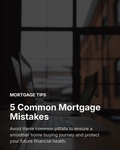 Mortgage Broker Mortgage Mistakes LinkedIn Carousel Template for Mortgage Brokers - Light template preview