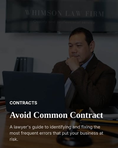 Lawyer Contract Mistakes LinkedIn Carousel Template for Lawyers - Light template preview