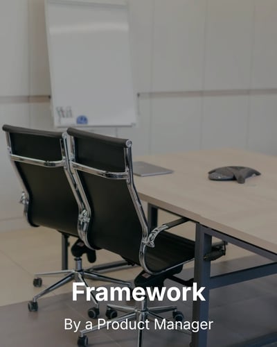 Product Manager Product Discovery Framework LinkedIn Carousel Template for Product Managers - Minimal Clean Image template preview
