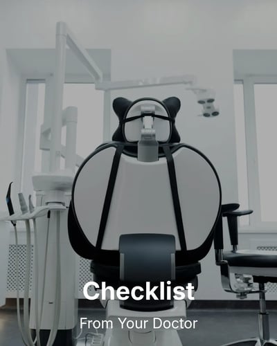 Doctor Patient Education Checklist LinkedIn Carousel Template for Doctors - Minimal Clean Image template preview