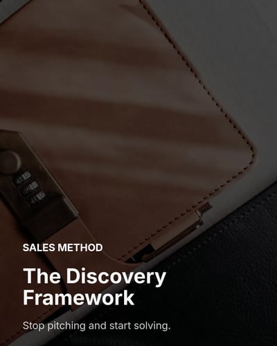 Sales Consultant Sales Discovery Framework LinkedIn Carousel Template for Sales Consultants - Light template preview