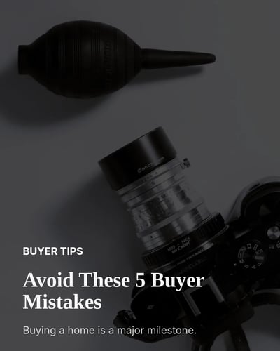Real Estate Agent Buyer Mistakes LinkedIn Carousel Template for Real Estate Agents - Light template preview