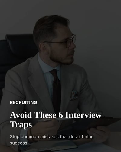 Recruiter Interview Mistakes LinkedIn Carousel Template for Recruiters - Light template preview