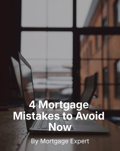 Mortgage Broker Mortgage Mistakes LinkedIn Carousel Template for Mortgage Brokers - Minimal Clean Image template preview