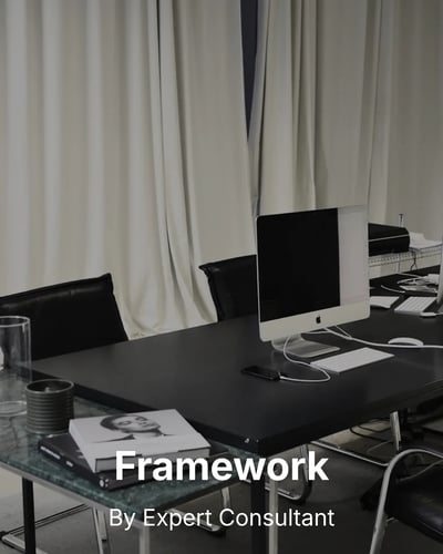 Consultant Client Discovery Framework LinkedIn Carousel Template for Consultants - Minimal Clean Image template preview