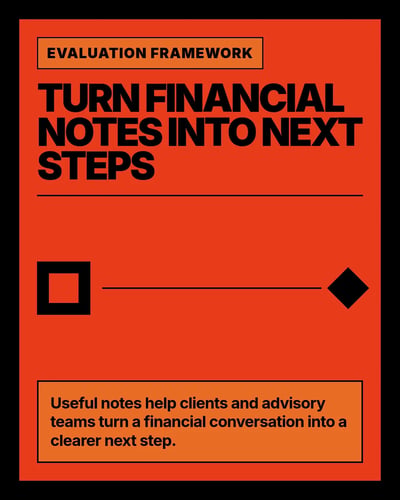 Signal Forge — Financial Advisors template preview