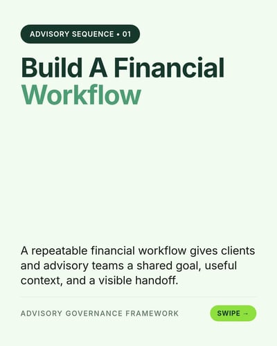 Verdant Chain — Financial Advisors template preview
