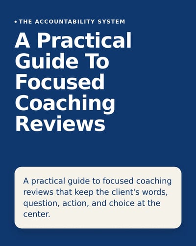Blue Workshop — Coaches template preview