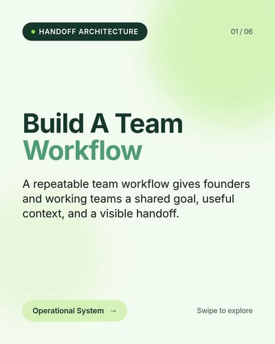 Verdant Chain — Founders template preview