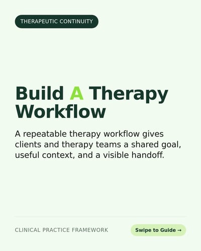 Verdant Chain — Therapists template preview