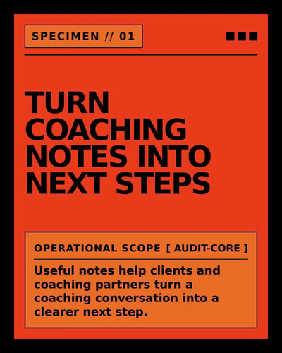 Signal Forge — Coaches template preview