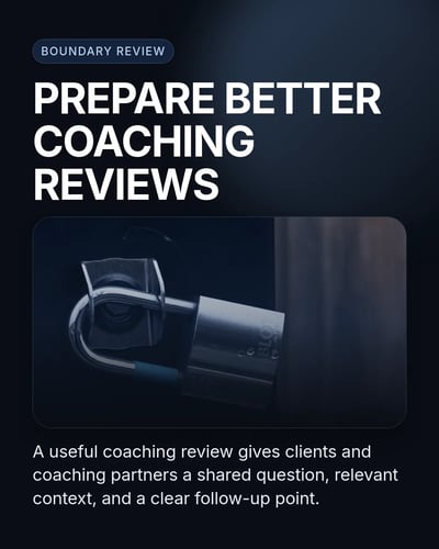 Glacier Studio — Coaches template preview