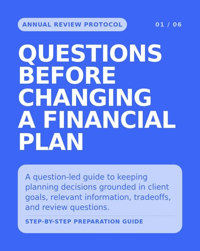 Cobalt Play — Financial Advisors template preview