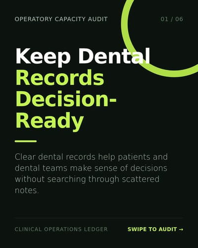 Lime Ledger — Dentists template preview