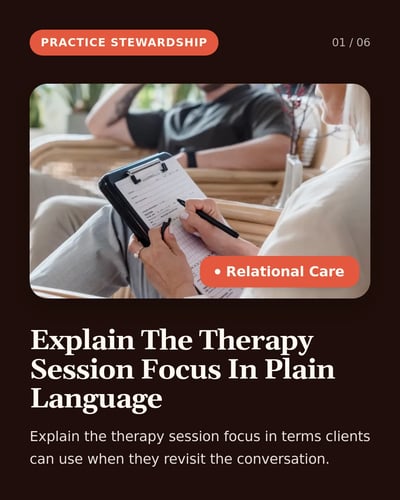 Coral Companion — Therapists template preview