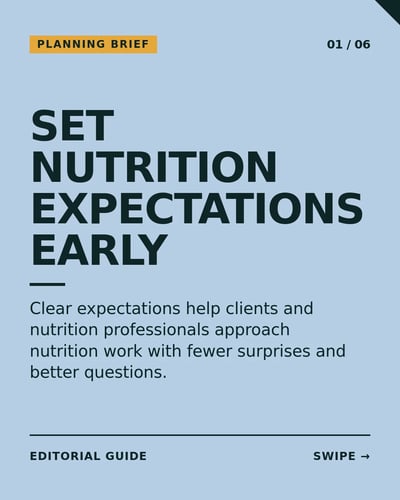Skyline Signal — Nutritionists template preview