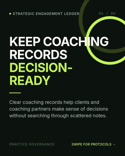 Lime Ledger — Coaches template preview