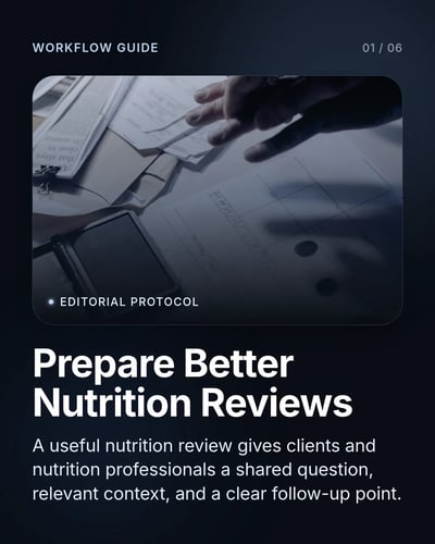 Glacier Studio — Nutritionists template preview