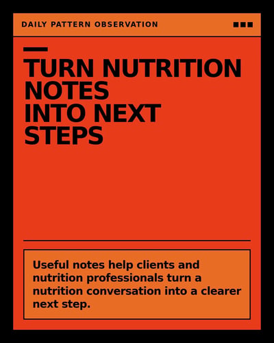 Signal Forge — Nutritionists template preview