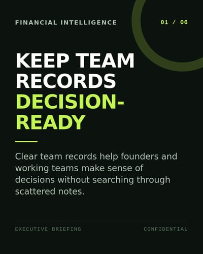 Lime Ledger — Founders template preview