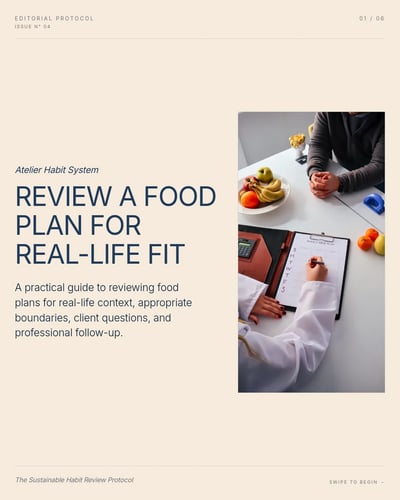Navy Atelier — Nutritionists template preview