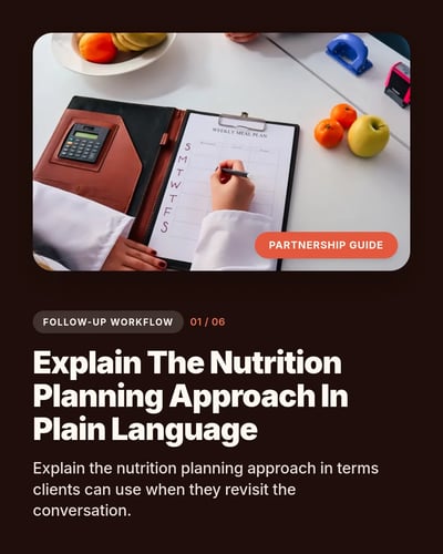 Coral Companion — Nutritionists template preview