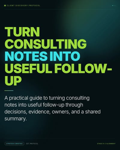 Mint Voltage — Consultants template preview