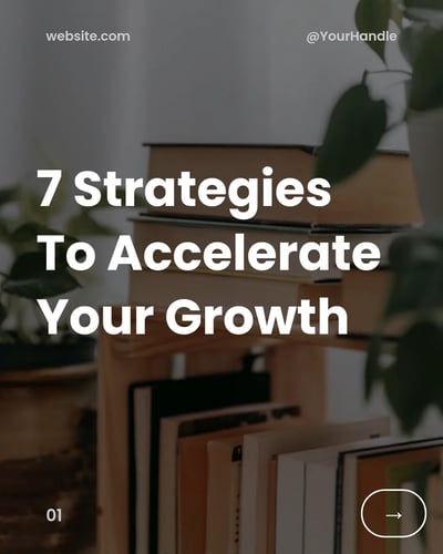 Modern Growth Strategy Carousel template preview