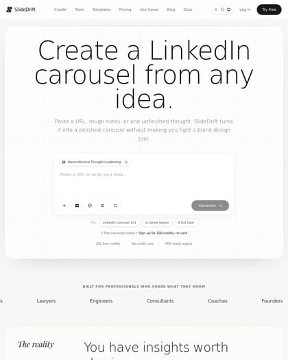Mortgage Mistakes LinkedIn Carousel Template for Mortgage Brokers template preview
